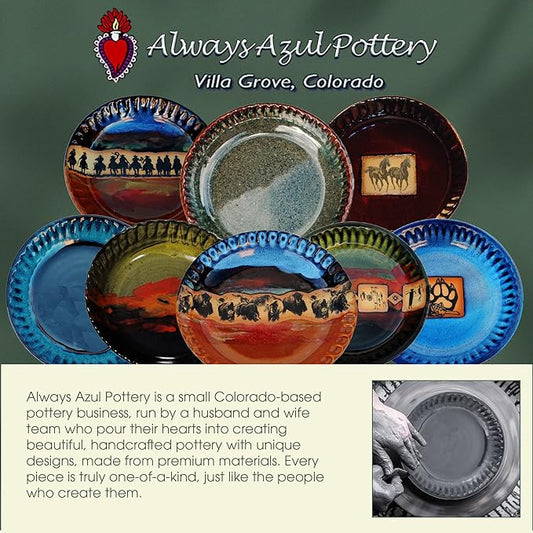 Dragonfly Fluted Pie Pan in Seamist Glaze - Handmade Pottery Ceramic Bakeware - Versatile Stoneware & Cookware - Baking Plate Great for Pies, Tarts, Quiche and More