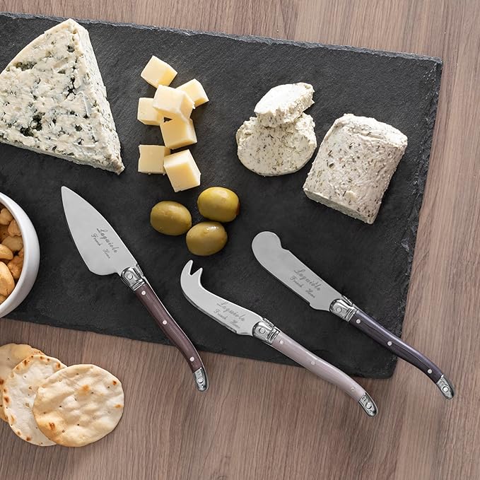 French Home 7 Piece Laguiole Sm Cheese Knives and Spreaders - Warm Spice