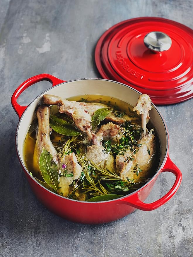 Le Creuset Enameled Cast Iron Signature Round Dutch Oven, 2 qt., Cerise