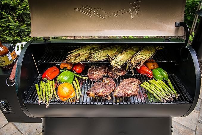 Traeger Grills Pro 34 Electric Wood Pellet Grill and Smoker, Bronze, 884 Square Inches Cook Area, 450 Degree Max Temperature, Meat Probe, 6 in 1 BBQ Grill
