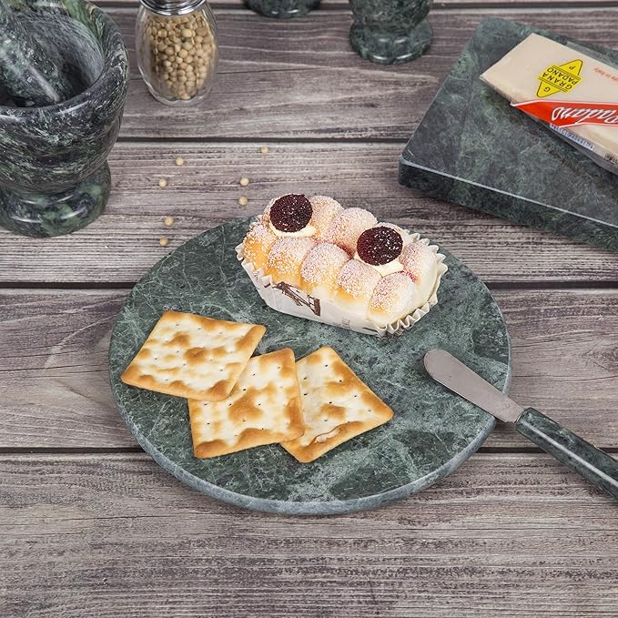 Cheese Board 8 Inch Round Stone