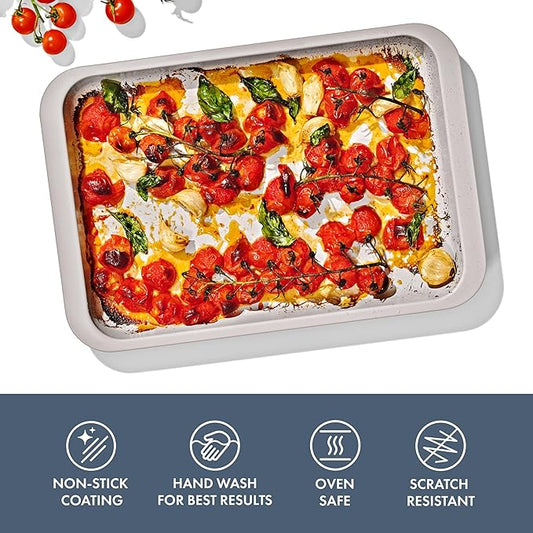 OXO Good Grips Non-Stick Pro Ceramic Coated Metal Bakeware Quarter Sheet Pan – Storm Blue
