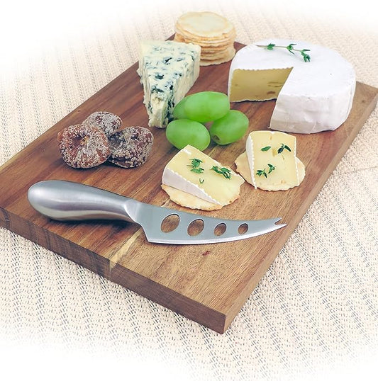 Swissmar Mini Acacia Board with Knife, 2 piece set.