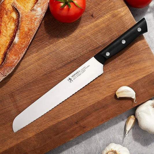 HENCKELS Dynamic Razor-Sharp 8-inch Bread Knife, Cake Knife, German Engineered Informed by 100+ Years of Mastery, Stainless Steel