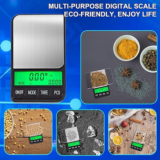 American Weigh Scales Series Digital Pocket Weight Scale, Stainless SteelAC-650-BLK650G X 0.1G(Black) (1200g x 0.01g)