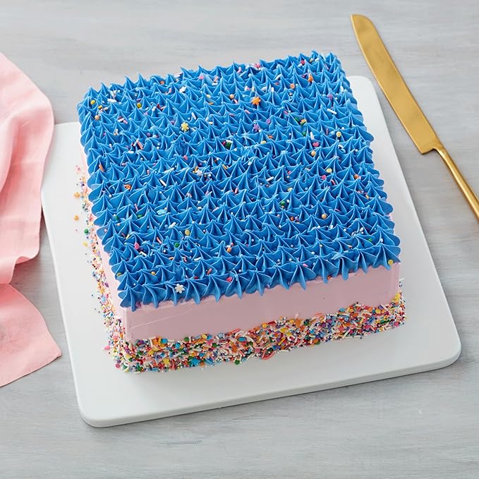 Wilton 10 x 2 Inch Square Cake Pan, Even Heating Aluminum Bakeware, Made Without PFAS, Packaging May Vary