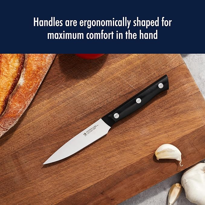 HENCKELS Dynamic Razor-Sharp 5-Piece Kitchen Knife Set, Chef Knife, Bread Knife, German Engineered Informed by 100+ Years of Mastery