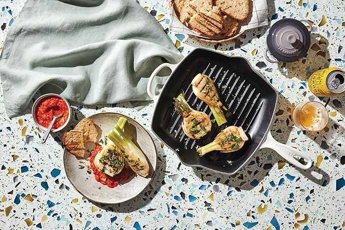 Le Creuset Enameled Cast Iron Signature Cookware Set, 7 pc, White