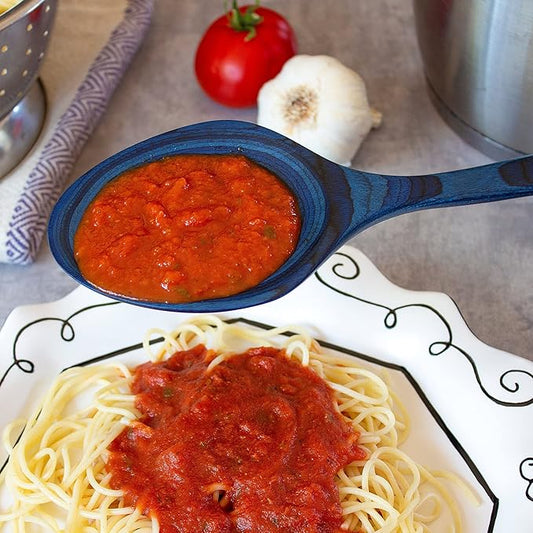 Totally Bamboo Baltique Malta Collection 14" Grand Serving Spoon, Extra-Large Cooking Spoon, Safe for Use on Nonstick