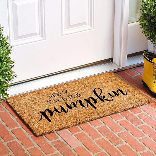 Calloway Mills Hey There Pumpkin Doormat, 36" x 72"