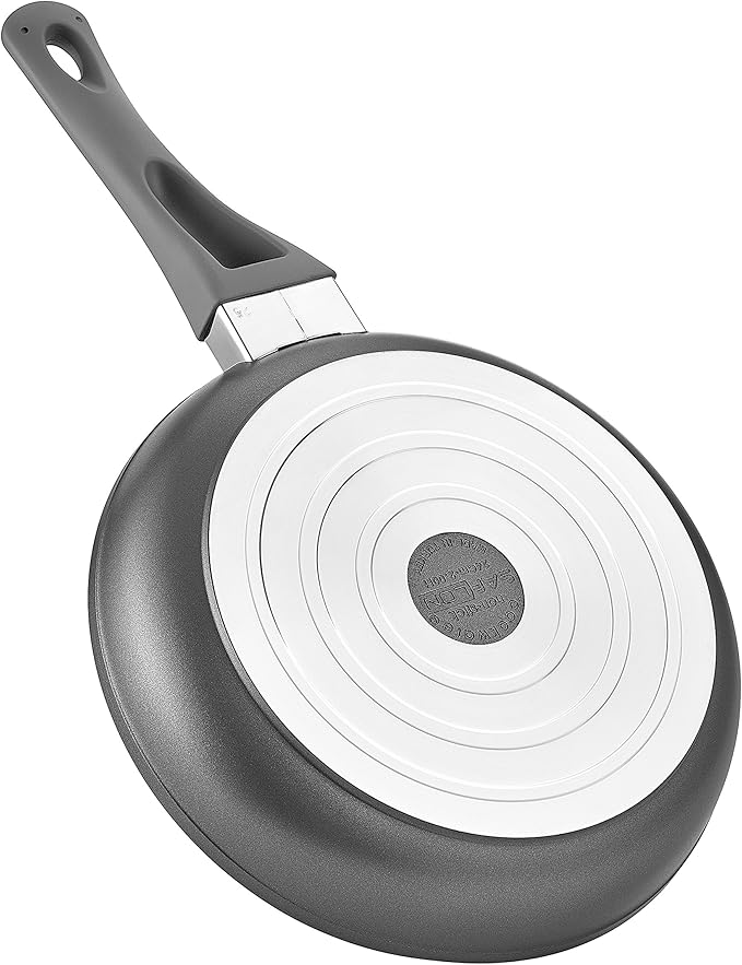 Saflon Titanium Nonstick 5 Piece Wok and Fry Pan Set 4mm Forged Aluminum with PFOA Free Scratch-Resistant Coating from England, Dishwasher Safe