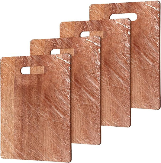 Vesici 18 Pack Plain Cutting Boards with Handles Bulk Blanks Laser Engraving Large Chopping Board for Customized, Personalized Engraving Gifts(Walnut,12''x9'')