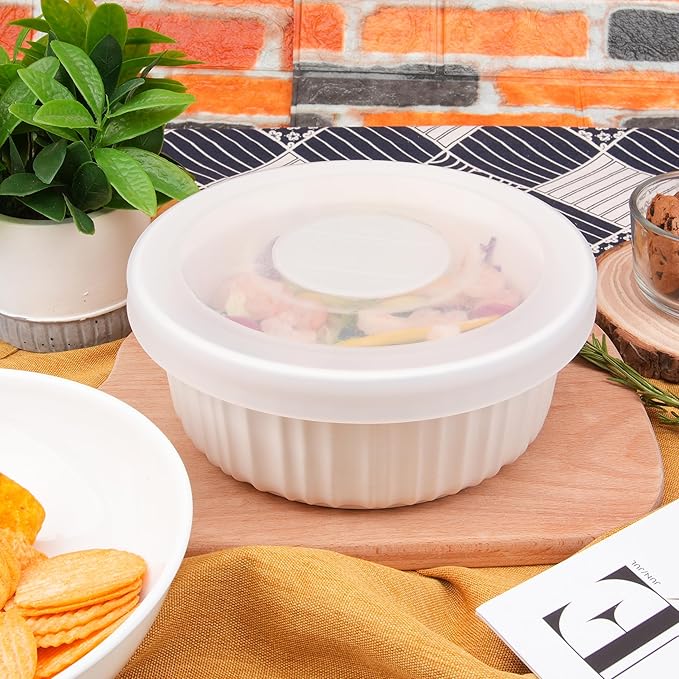 Silicone Lids for Corningware 1.5 Quart Round Dish, 1 Pack Reusable Covers for CorningWare Baking Dish (Dish not Included) Dishwasher & Microwave & Freezer Safe