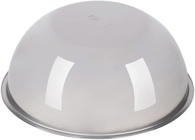 Betolla 16 Quart Heavy-Duty Stainless Steel Mixing Bowl – 22 Gauge (0.8 mm) Flat Base Prep Bowl with Curved Lip for Baking, Cooking & Food Prep