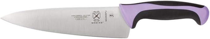 Mercer Culinary Millennia Color Handle Cutlery 8" Chef's Knife Purple