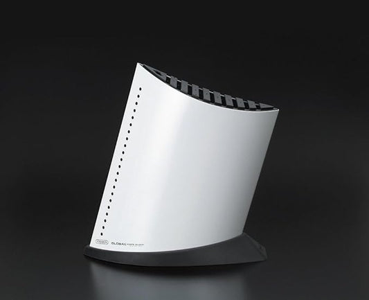 Global GKB-52/CW, 10 Slot Knife Block, White