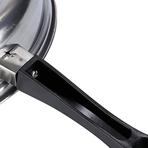 Cookware Set 12 Piece Kitchen Stainless Steel Cooking Pot & Pan Sets Induction Safe Saucepan Casserole Pan Glass Lid Pans