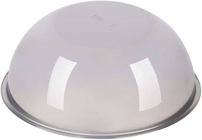 Betolla 20 Quart Heavy-Duty Stainless Steel Mixing Bowl – 22 Gauge (0.8 mm) Flat Base Prep Bowl with Curved Lip for Baking, Cooking & Food Prep