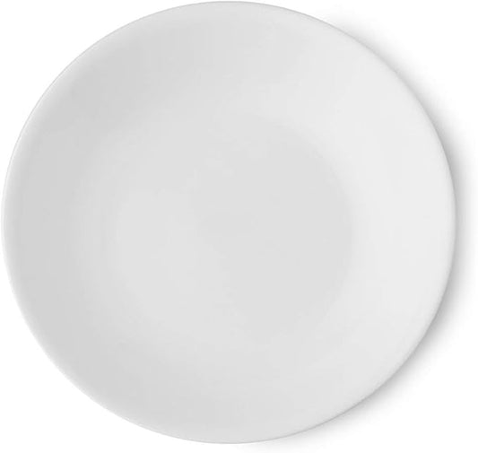 Corelle Vitrelle 6-Piece Bowl Set Triple Layer Glass and Chip Resistant, 20-Oz Lightweight Round Bowls, Winter Frost White