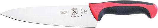 Mercer Culinary M22608RD Millennia Colors Chef's Knife, 8 Inch, Red