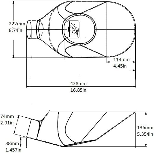 Rattleware White Plastic Kilo Bean Scale Scoop, 16.85 inches - Precision Coffee Measurement & Scooping Durable Material, Ergonomic Design, Ideal for Baristas & Enthusiasts, 1 unit