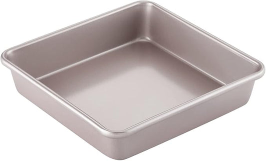 CHEFMADE 9-Inch Square Cake Pan, Non-Stick Deep Dish Bakeware for Oven Baking (Champagne Gold)