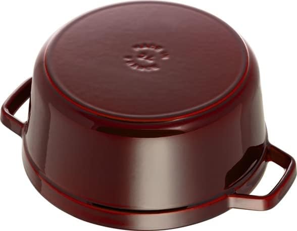 St. Andrew Press STAUB 40509-357-0 Cocotte Round 24cm Grenadine red