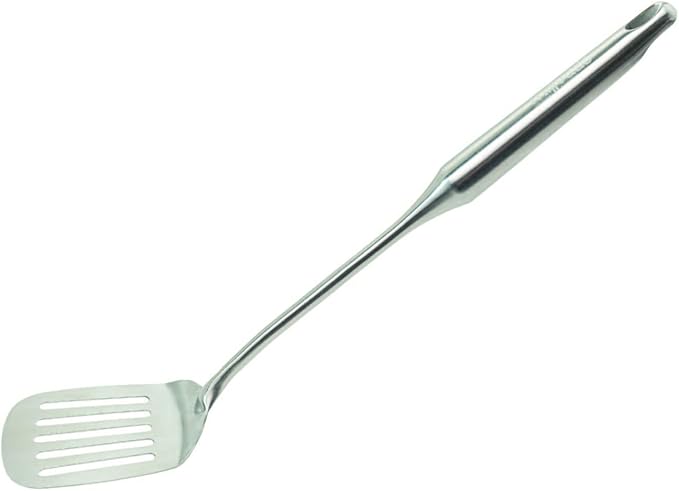 Stainless Steel Cooking Spatula,15 Inch Metal Turner, Kitchen Slotted Flipper For Grills, Camping BBQ’s, Frying Pancakes, Burgers, Large Cookware For the Professional Chef