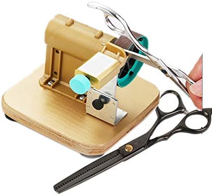 Professional Electric Hair Scissors Sharpener Grinding Machine Automatic Hair Cutting Shear Grinder Tool