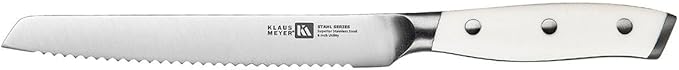 Stahl High Carbon Exclusive German Steel 6 inch Utility Serrated Knife (White)