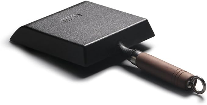 Tamagoyaki Japanese Omelette Pre-Seasoned Mini Skillets Wooden Handle 9×7 Inch