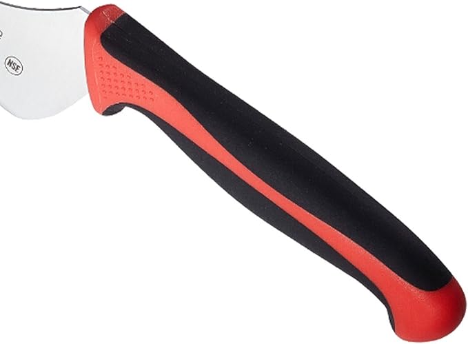 Mercer Culinary Millennia Color Handle Cutlery 9" Offset Bread Knife (Wavy Edge) Red