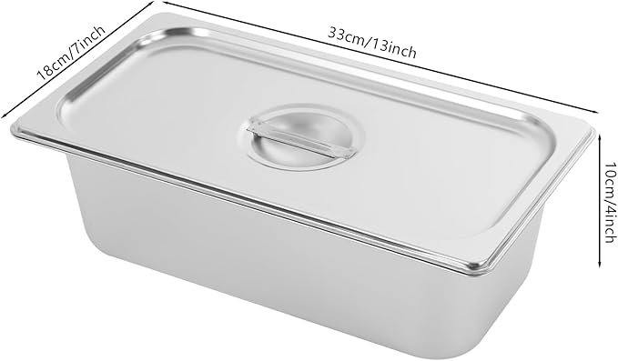 Chocolate Tempering Machine 77-185°F Commercial Chocolate Melting Pot 17.64 lbs Stainless Steel Food Warmer Chocolate Fondue with Lid for Restaurant Home Party (2 Pots)