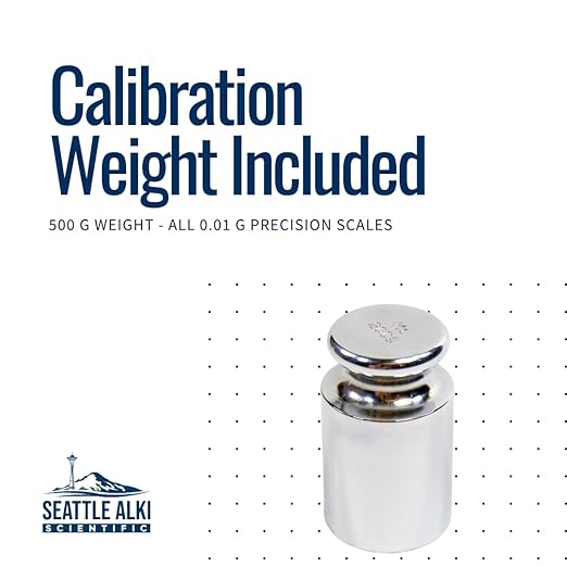 Seattle Alki Scientific Analytical Precision Scale 2000g x 0.01g, Grams, Pounds, Ounces, Carats, High Accuracy Digital Balance for Laboratory, Business, Jewelry, by Fristaden Lab