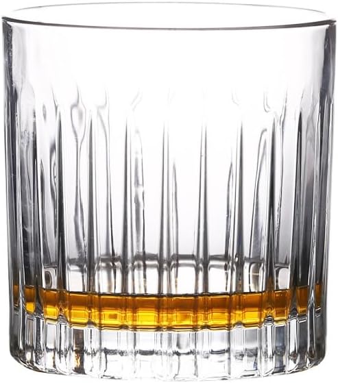 Set of 2 Crystal Whiskey Glasses, 10 Oz Premium Rocks Tumblers in Elegant Gift Box - great for Bourbon, Scotch, and Cocktails (2 SET)
