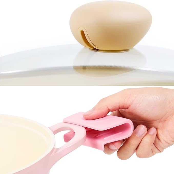 Neoflam Retro 3QT Stockpot with Lid – 8.7" (22cm) Nonstick Ceramic Coated Casserole, Saute Pot, Dutch Oven with Silicone Handle Holder, Dishwasher Safe, Elegant Kitchen Cookware, Made in Korea