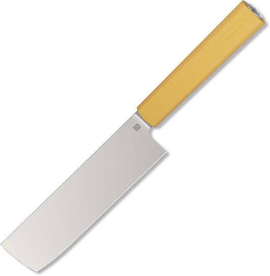 6 Inch Nakiri Knife, AR-RPM9 Steel & Replaceable Handle, Multipurpose Meat Cleaver Vegetable Chef Knife with Oak Sheath, Gift for Home Chefs