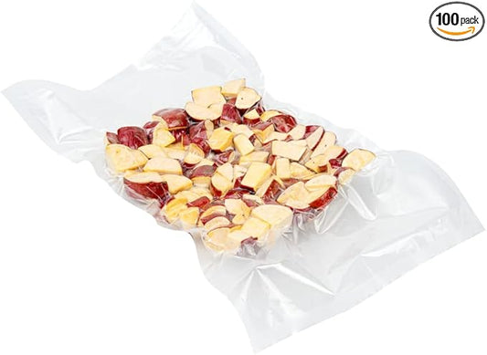 Fresh Hero 18 x 10 Inch Vacuum Sealer Bags, 100 Food Storage Bags - 3 mil Thick, Microwavable, Clear Plastic Sous Vide Bags, Freezable, For Storing Food Or Sous Vide Cooking - Restaurantware