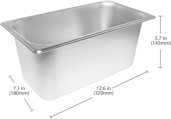 ALDKitchen Bain Marie Food Warmer | Electric Steam Buffet Warmer | 110V (3 tanks)