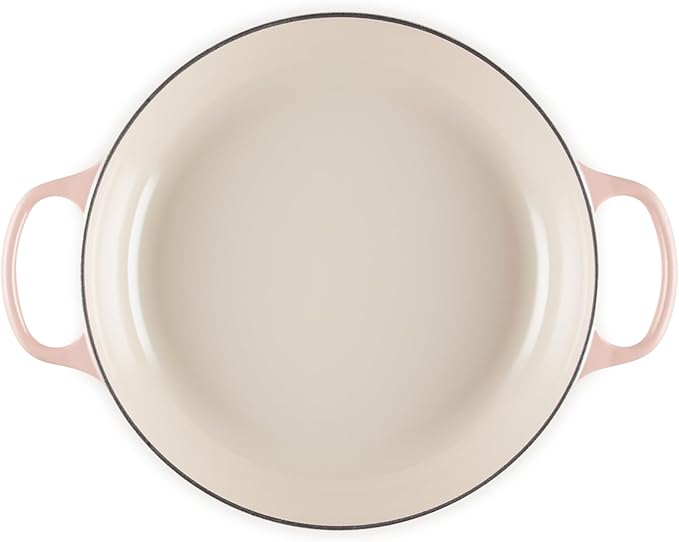 Le Creuset Enameled Cast Iron Signature Round Braiser, 3.5qt. Peche