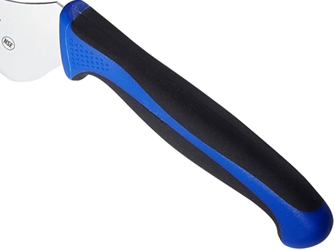 Mercer Culinary Millennia Colors 9-Inch Offset Wavy Edge Bread Knife, Blue