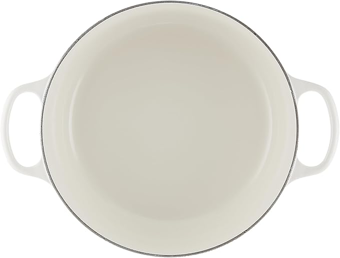 Le Creuset Enameled Cast Iron Signature Round Dutch Oven, 9 qt., White