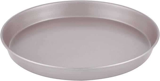 CHEFMADE Pizza Pan, 9-Inch Non-Stick Pancake Bakeware for Oven Baking (Champagne Gold)