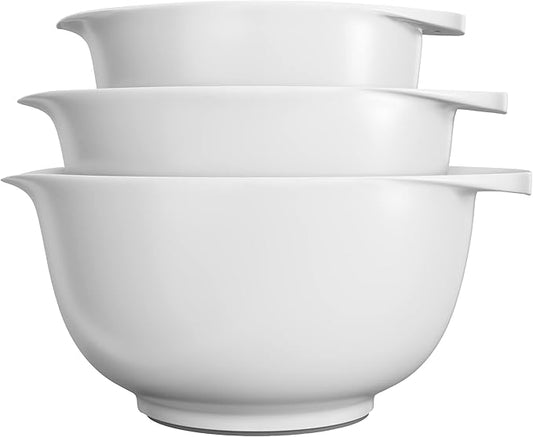 Rosti Precision Craft Mixing Bowl Set 3 Pcs Elevate Your Culinary Experience Stylish Nesting Bowls for Effortless Cooking and Baking