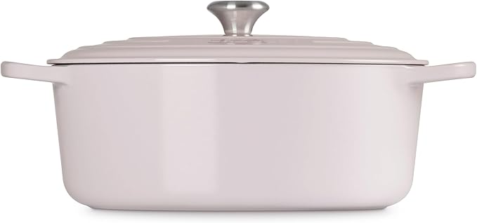 Le Creuset Enameled Cast Iron Signature Oval Dutch Oven, 8 qt., Shallot