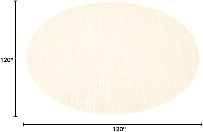 SAFAVIEH Area Rug 10' Round - Natural Fiber Collection - Marble & Beige, Sisal, Woven Design with Border (NF143C)