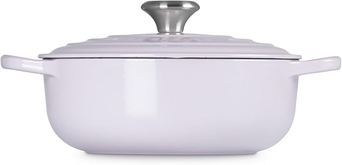 Le Creuset Enameled Cast Iron Signature Round Sauteuse, 3.5qt., Shallot