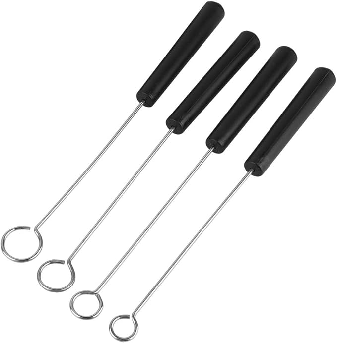 Chocolate Dipping Fork, 10Pcs Stainless Steel Candy Dipping Forks Fondue Forks DIY Decorating Tool Set Baking Supplies for Handmade Chocolates Pralines and Truffles