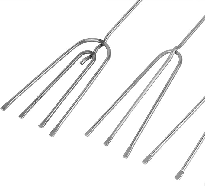 Chocolate Dipping Fork, 10Pcs Stainless Steel Candy Dipping Forks Fondue Forks DIY Decorating Tool Set Baking Supplies for Handmade Chocolates Pralines and Truffles