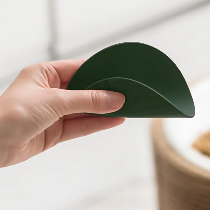 Carrotez 2 Pack Silicone Cup Cover Lids, 4.3 Inch Mug Covers, Reusable Silicone Coffee and Tea Cup Lids - Green